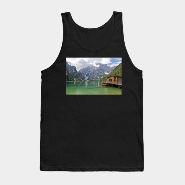 Lake Braies Tank Top by yairkarelic